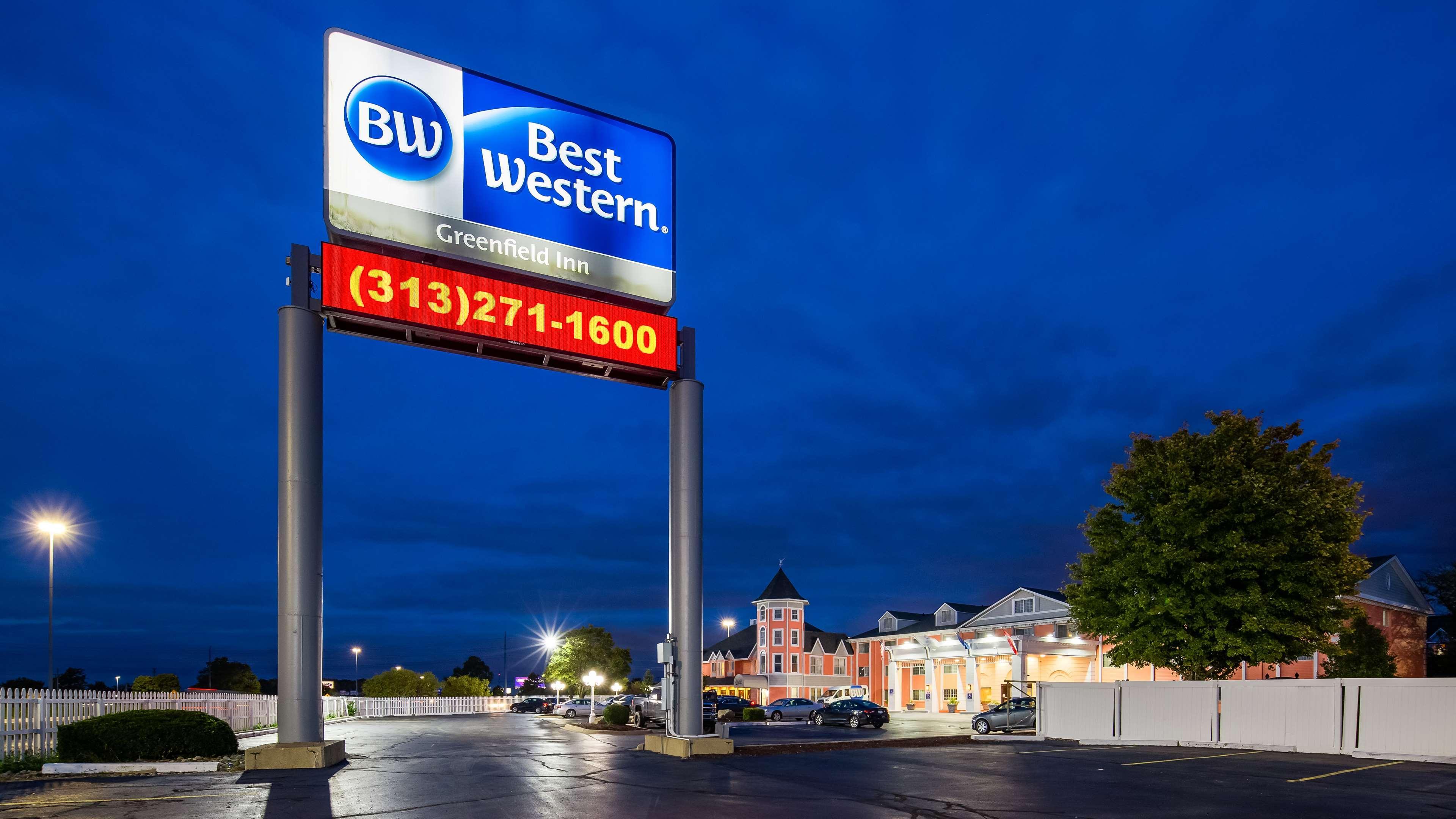 Best Western Greenfield Inn Allen Park Экстерьер фото